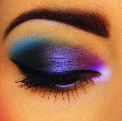 NYE Eye Make Up Trends Gradient Eye Shadow